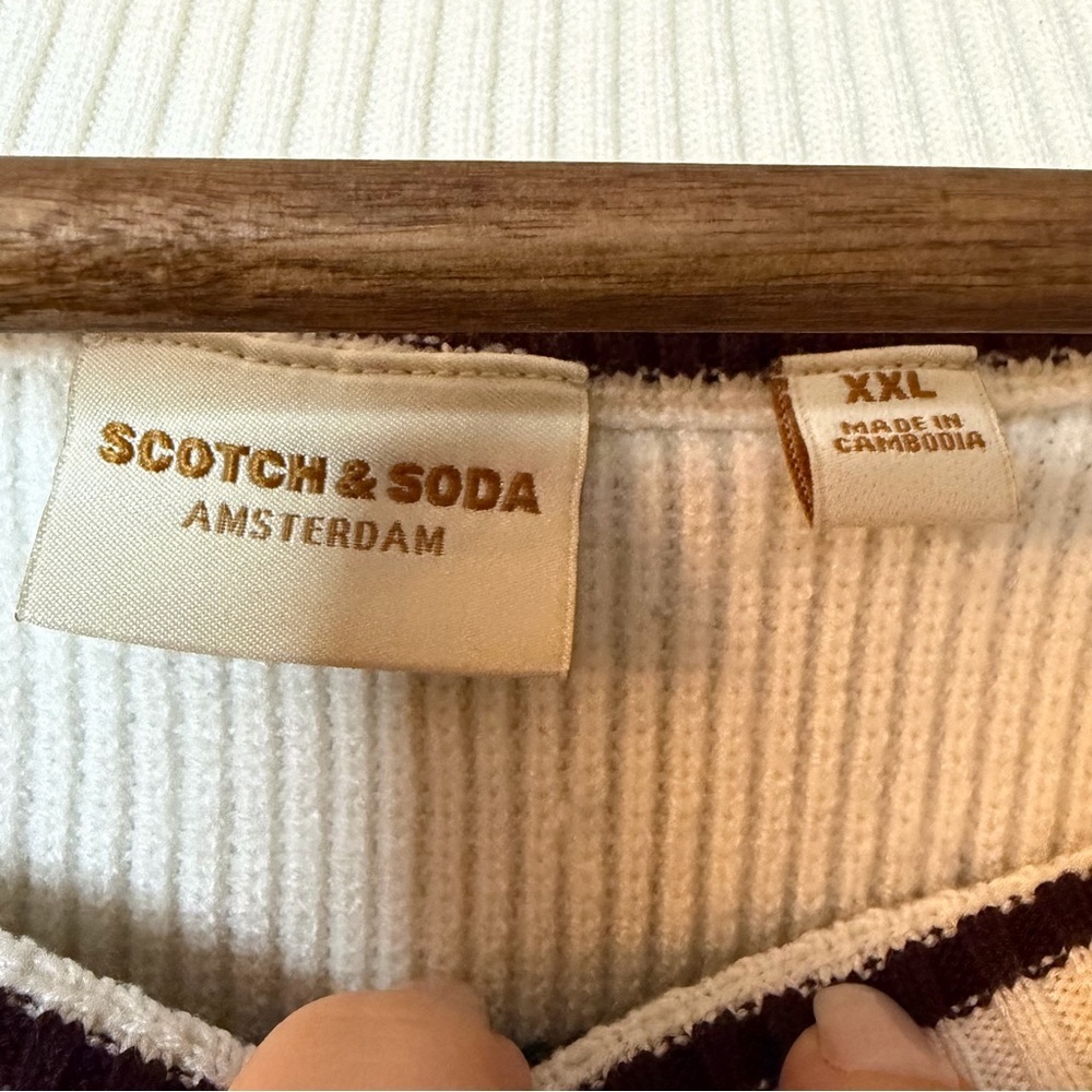 Scotch & Soda Women's Ribbed Mock Neck Pullover Sweater XXL - Picture 5 of 8